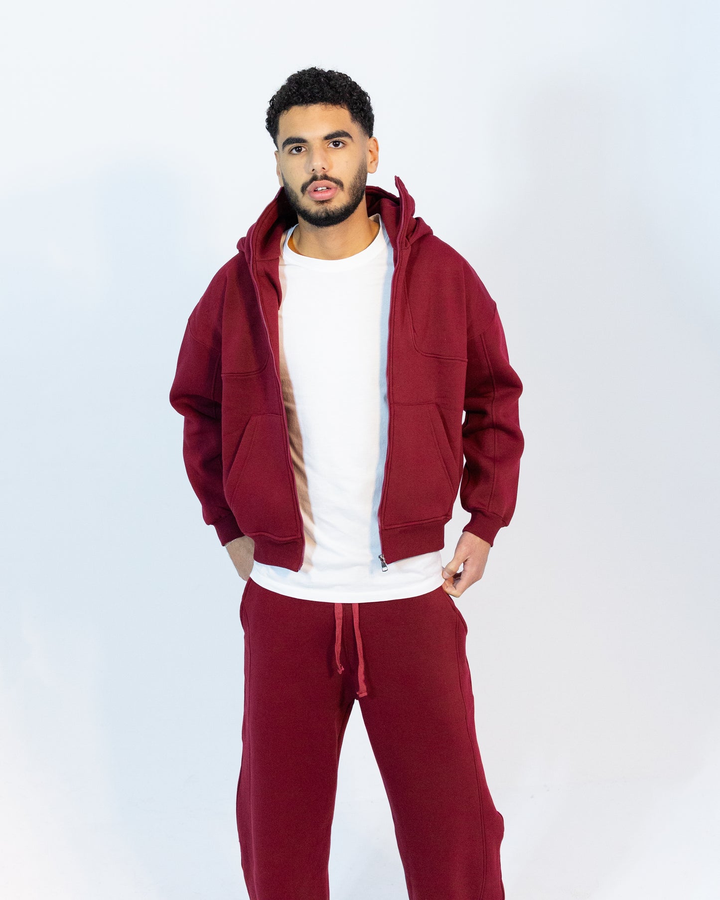Burgundy Tracksuit