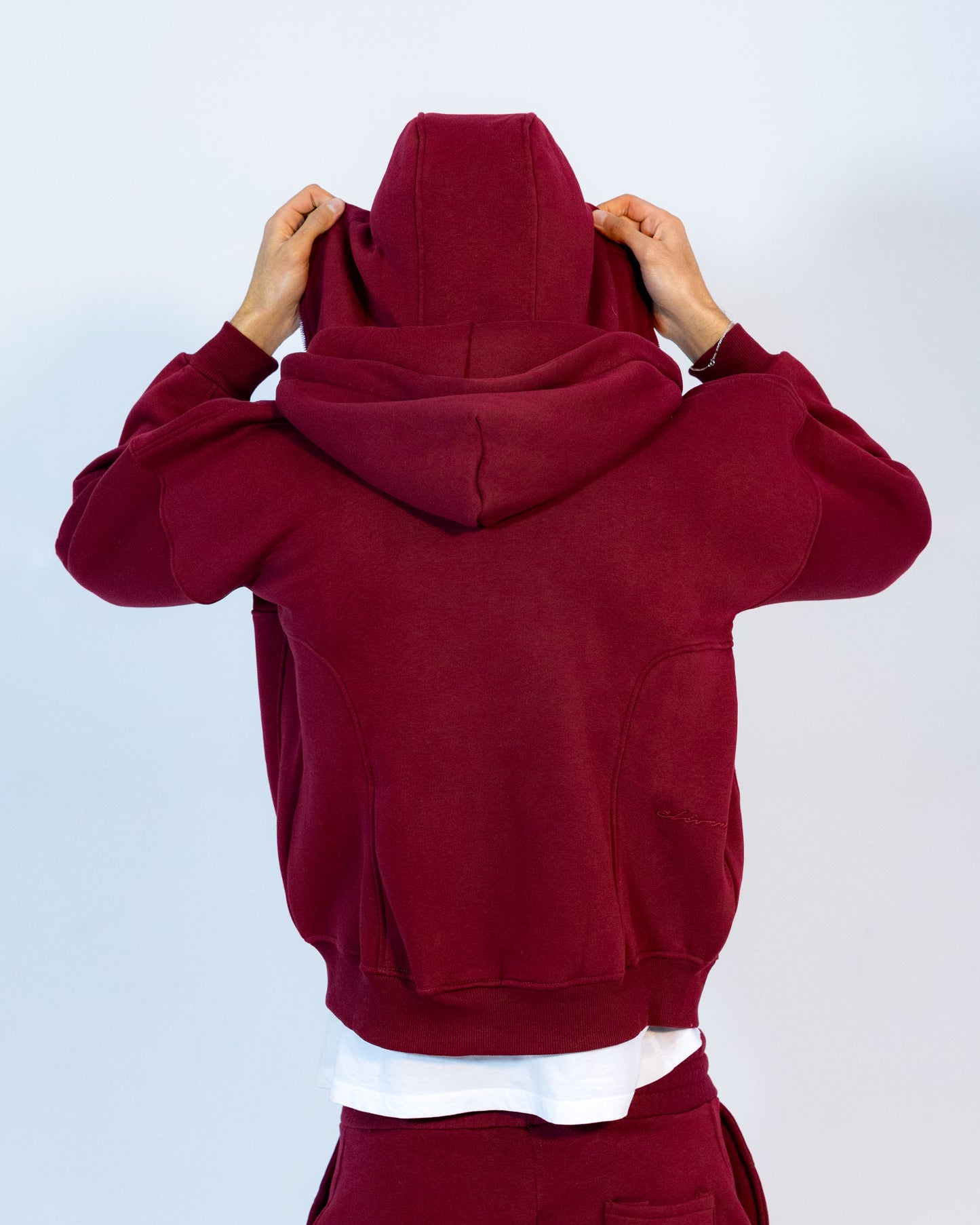 Burgundy Tracksuit