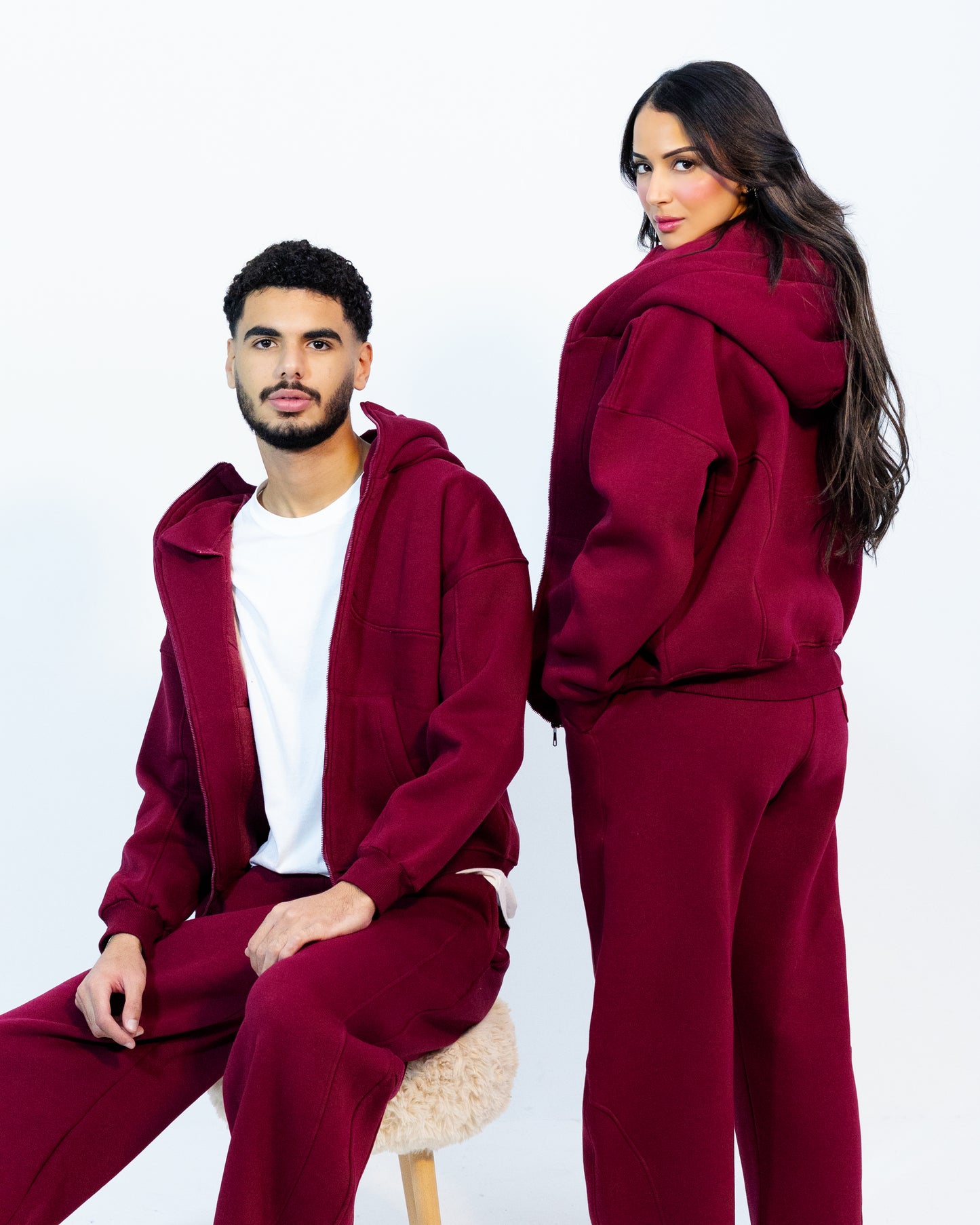 Burgundy Tracksuit