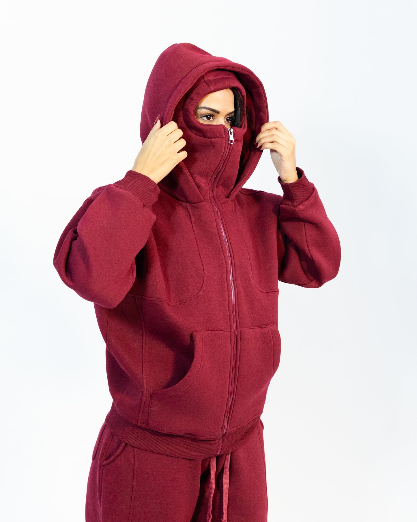 Burgundy Tracksuit