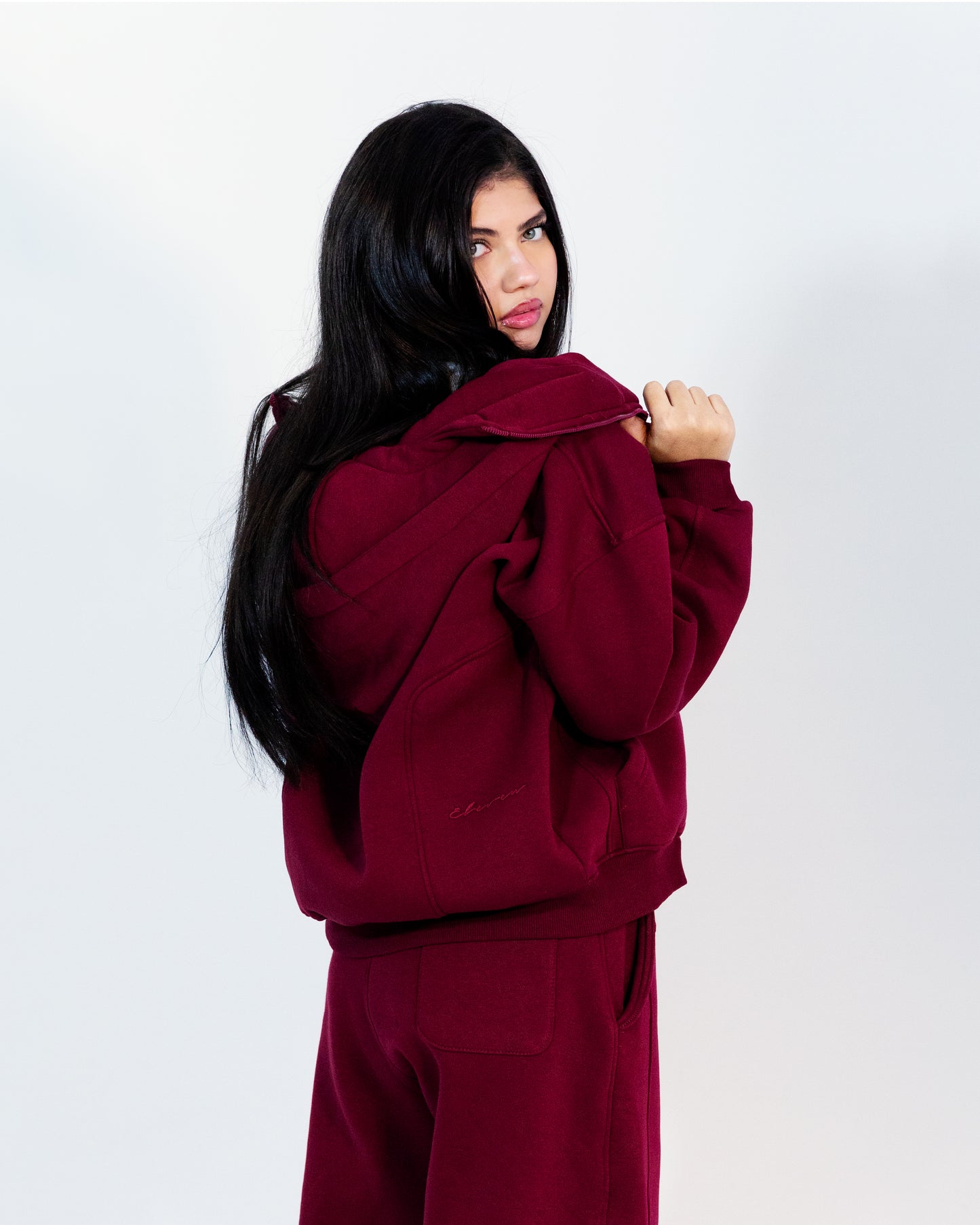Burgundy Tracksuit