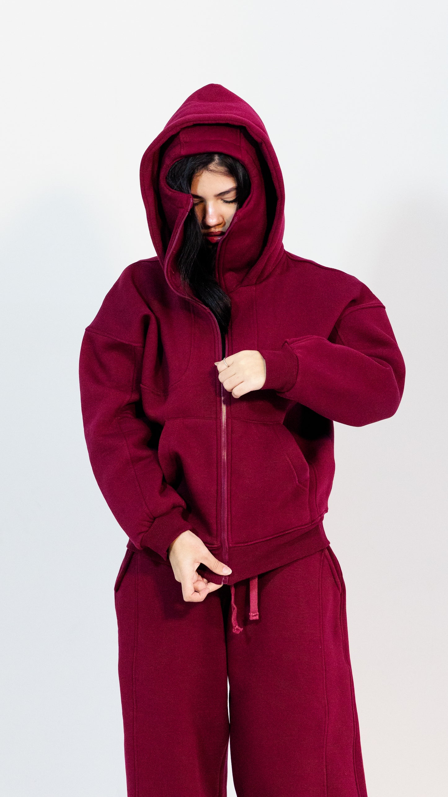 Burgundy Tracksuit